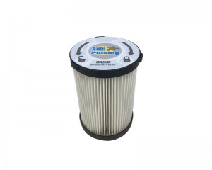 Filter for auto pulsing vacuums